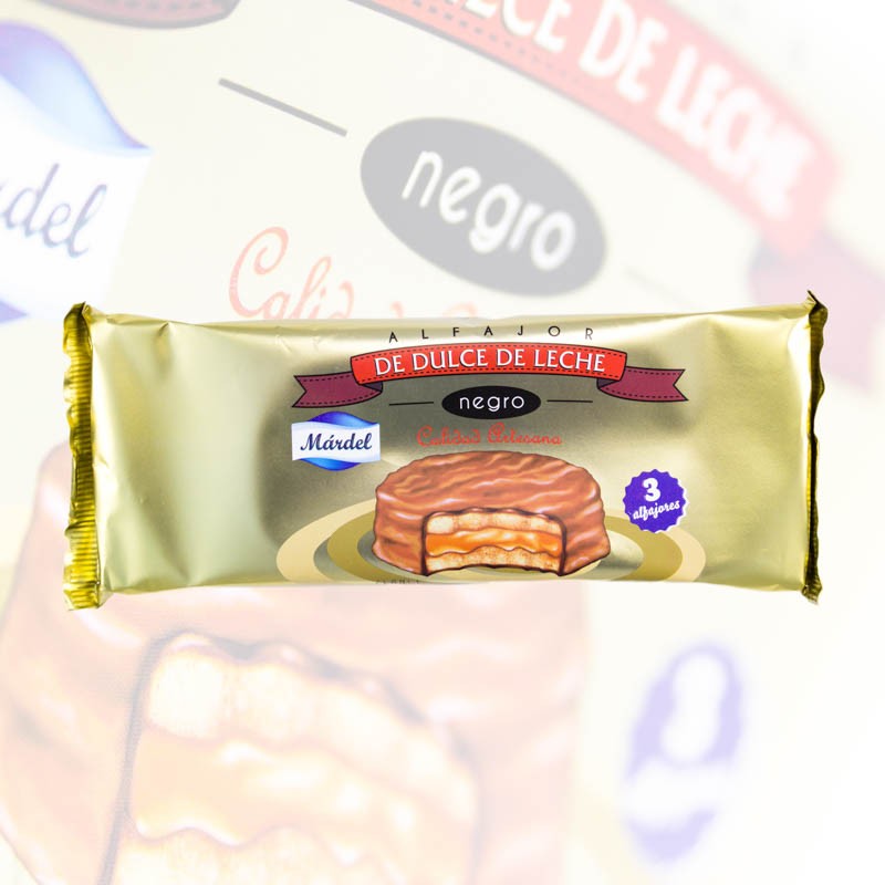Alfajores Mardel Chocolate x 3