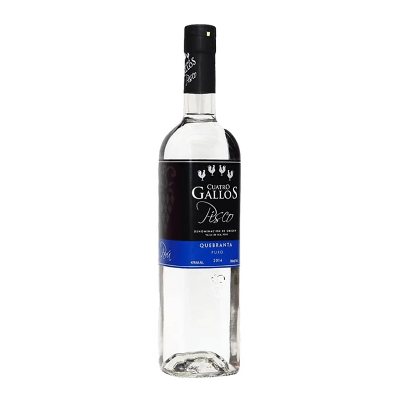 Pisco Peruano 4 Gallos Quebranta 40%