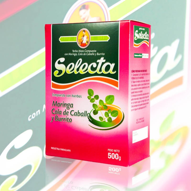 Selecta con Moringa, Cola de Caballo y Burrito